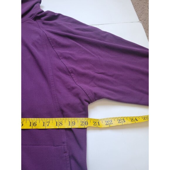 Lululemon Athletica Women's Pullover Cowl Neck Hoodie Kangaroo Pouch Size 12 - Picture 7 of 9